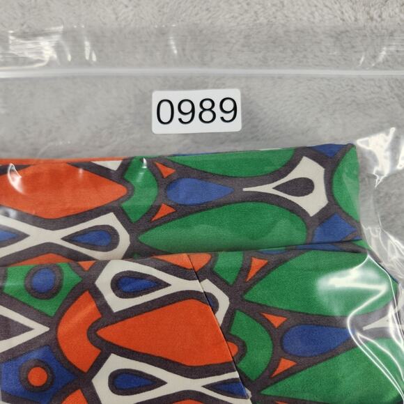 Boden Dress Womens 10R Blue Orange Green Geometric Print Sleeveless Sheath Lined - Picture 15 of 15